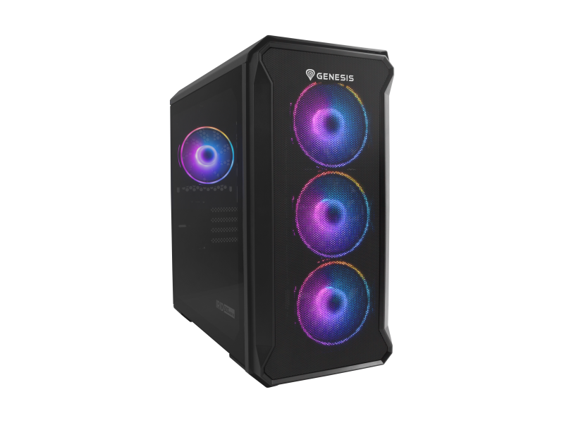 Carcasa GENESIS Irid 503 ARGB, Mini Tower, Black