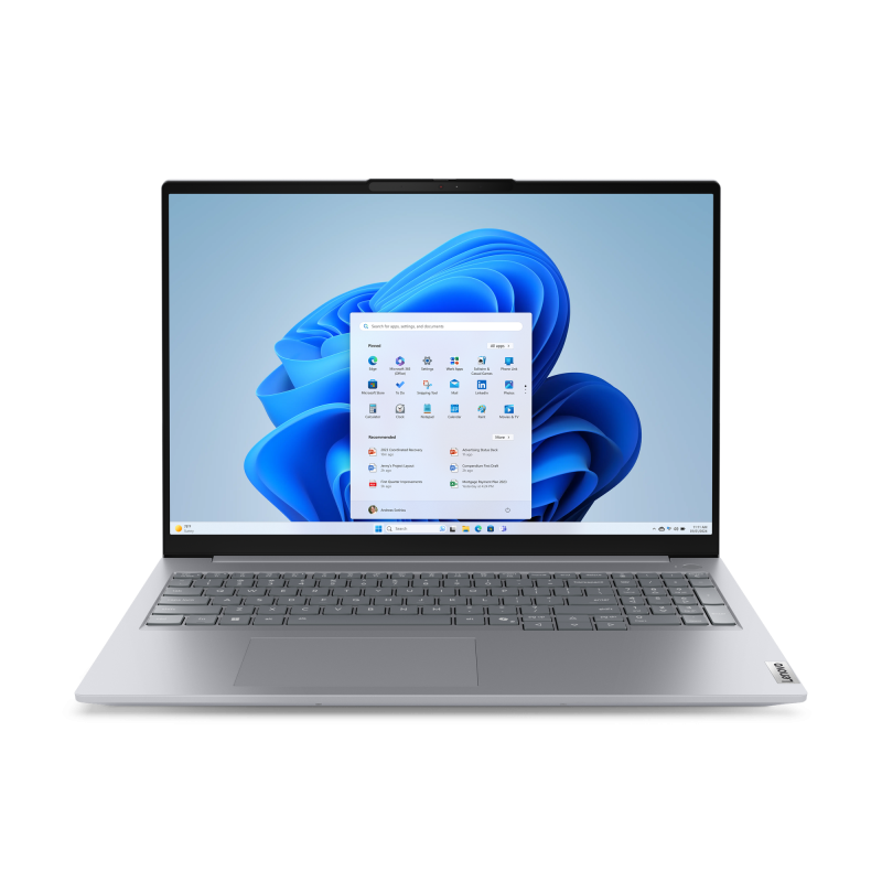 Notebook SMB LENOVO ThinkBook 16 G8 IAL, cu procesor Intel Core Ultra 5 225U, 16'' IPS, 16 GB DDR5, 512 GB SSD, grafic integrat Intel Graphics, Fr OS