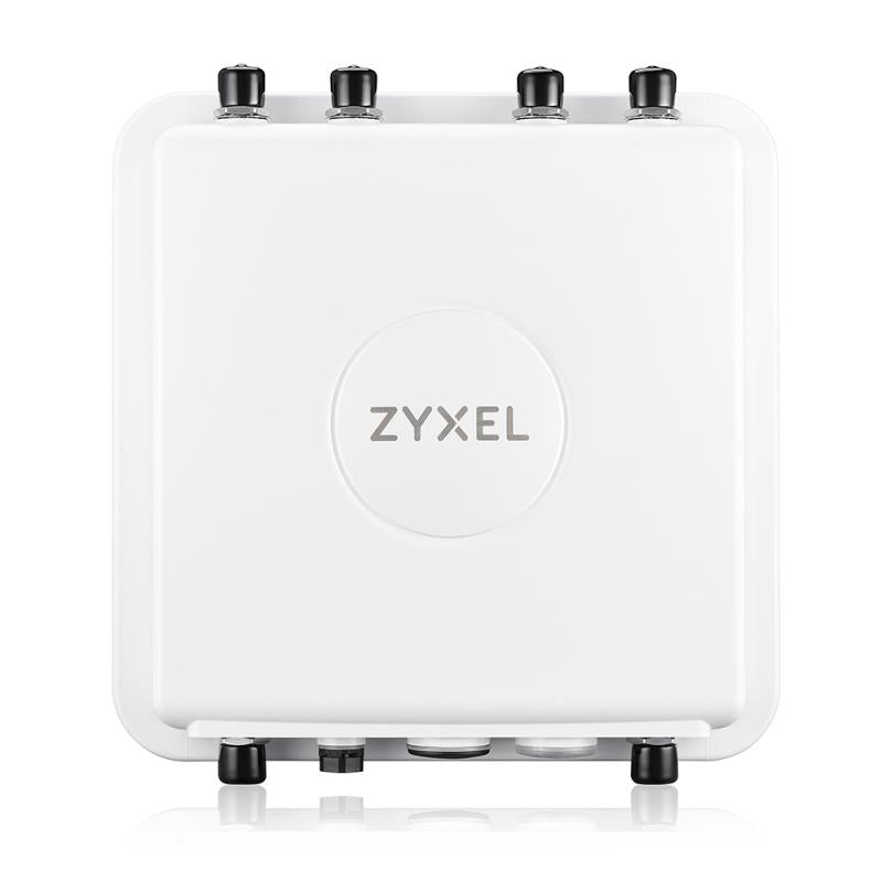WAX655E, 802.11ax 4x4 Outdoor Access Point external Antennas (not included), Single Pack exclude Power Adaptor, 1 year Nebula Pro pack license bundled, EU and UK, UNIFIED AP, ROHS