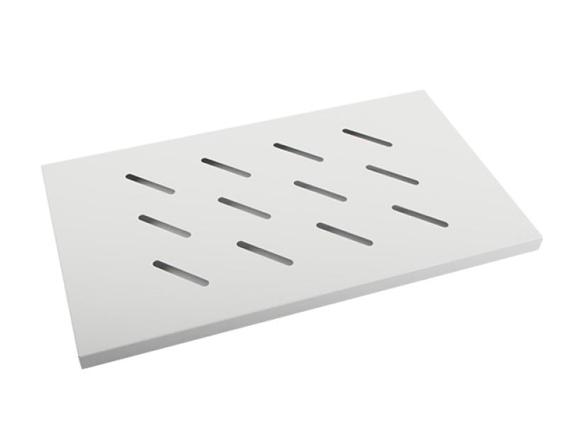 Poliță fixă 19" 1U / 486x270 mm, max. 120 kg, gri