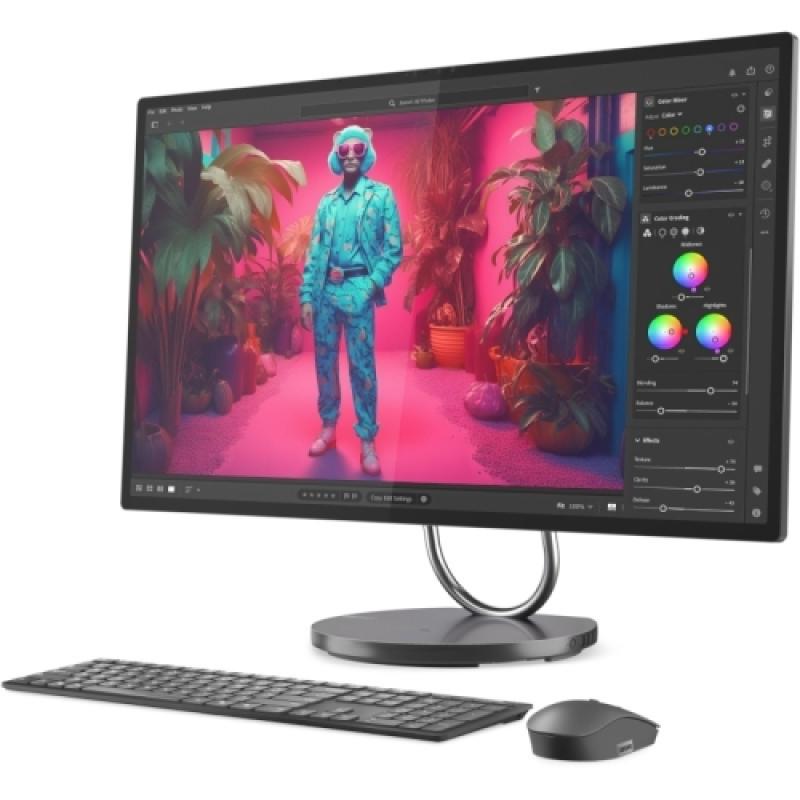 All-in-One Consumer Lenovo Yoga AIO 32ILL10 cu procesor Intel Core Ultra 7 256V pana la 4.8GHz, 31.5", UHD, 16GB, Intel Arc Graphics 140V, Windows 11 Home, Gray, 3 ani garantie