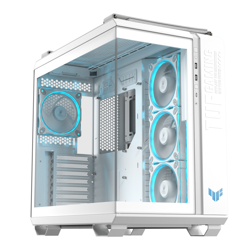 Carcasa ASUS TUF GAMING GT502 Horizon TG ARGB, RGB, Mid Tower, White