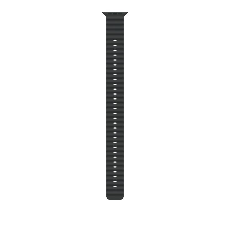 49mm Black Ocean Band Extension - Natural Titanium Finish