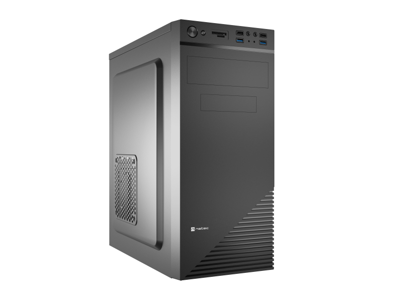 Carcasa NATEC Cabassu G2, Mid Tower, Black