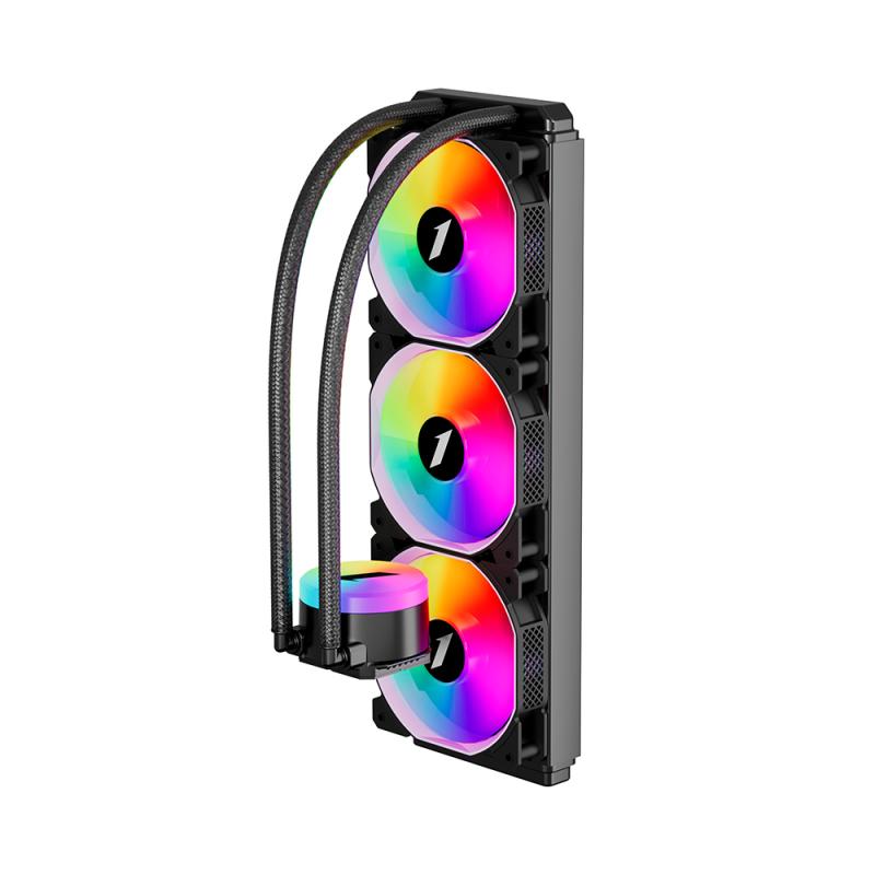 Cooler Procesor 1STPLAYER THUNDERSTORM TS2 360, Lichid, 12 cm, 3 ventilatoare
