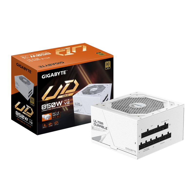 Sursa GIGABYTE UD850GM PG5 V2 ICE, 80+ Gold, 850W