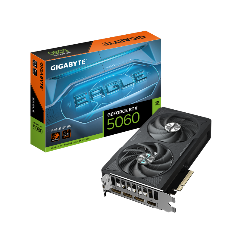Placa video Gigabyte GeForce RTX 5060, 8GB GDDR7, PCI Express 5.0, 128bit