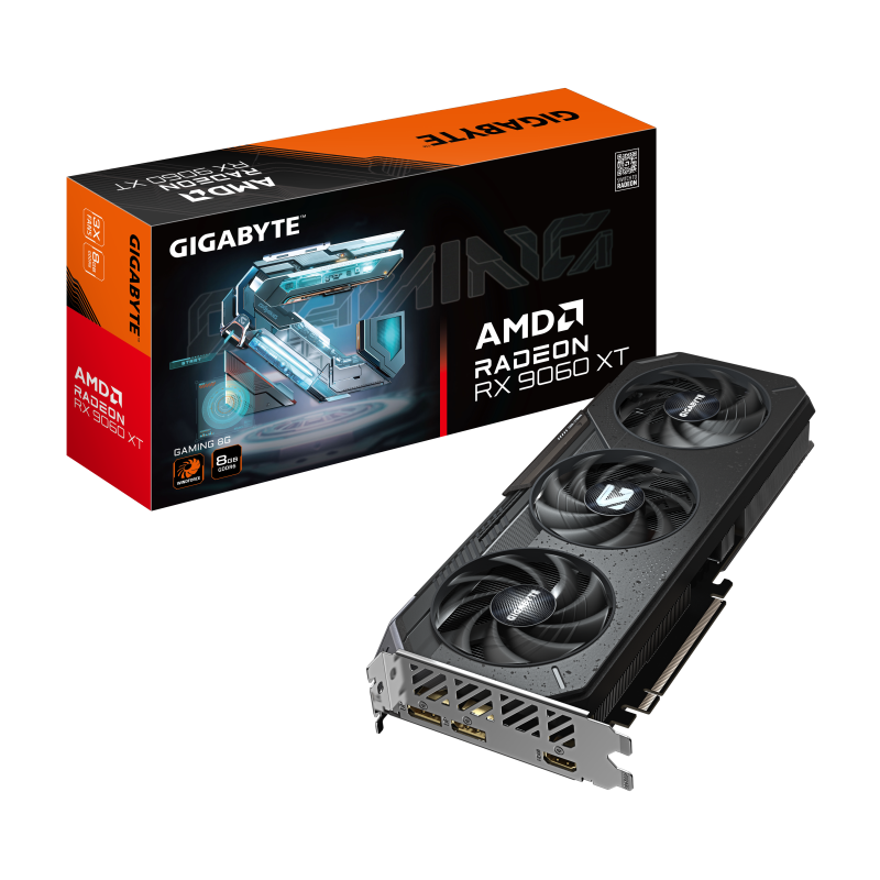 Placa video Gigabyte Radeon RX 9060 XT GAMING 8G, 8GB GDDR6, PCI Express 5.0, 128-bit