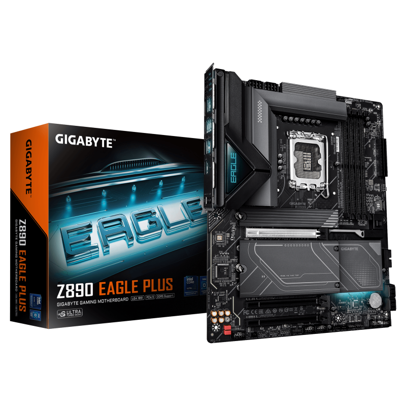 Placa de baza Gigabyte Z890 EAGLE PLUS, LGA 1851, DDR5, ATX