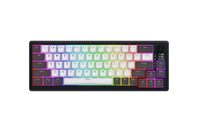 Tastatura Mecanica Gaming HATOR Skyfall Pro Wireless 65, RGB, Wireless, Negru