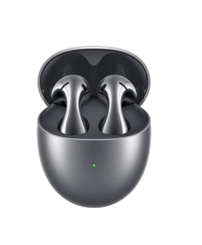 Huawei FreeBuds 5. Product type: Headset. Connectivity technology: Wireless, Bluetooth. Recommended usage: Calls/Music. Headphone frequency: 16 - 40000 Hz. Product colour: Silver