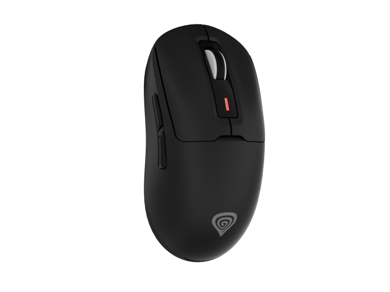 Mouse gaming wireless Gensesis Zircon 660, senzor optic Pixart PAW3311, interfata USB, rezolutie maxima 12000 DPI, numar butoane 6, iluminare RGB, switch mecanic Huano Purple 90M, negru