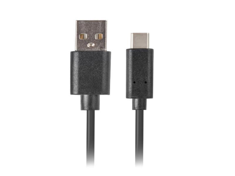 Cablu USB-C(M) USB-A(M) 2.0 1,8 m negru QC 3.0