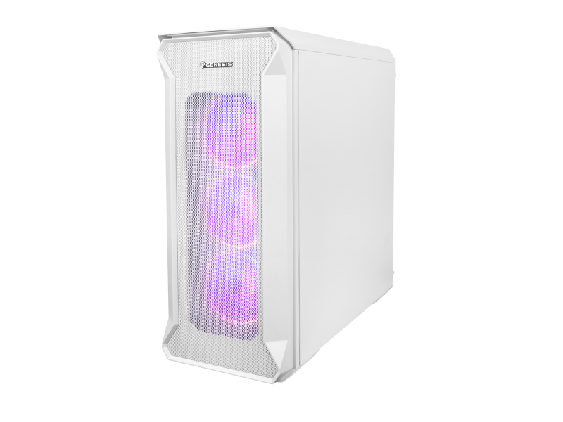 Carcasa GENESIS Irid 505 ARGB, Mid Tower, White