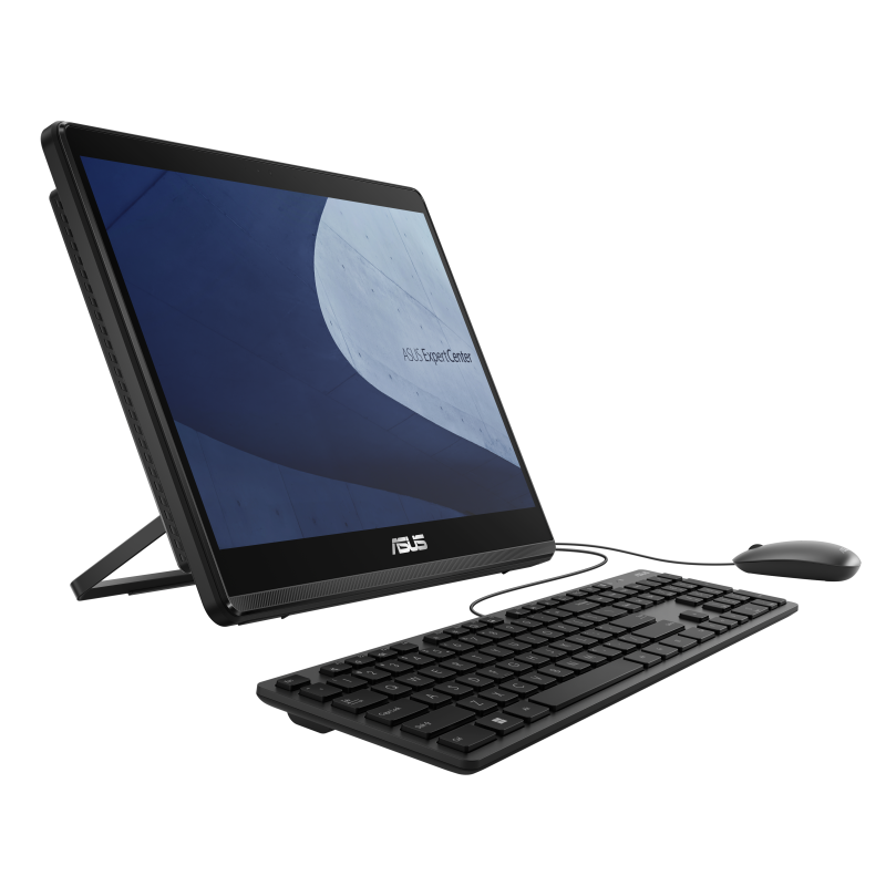 All-in-One Business ASUS ExpertCenter E1 cu procesor Intel Celeron N4500 pana la 2.8GHz, 15.6 inch, FHD, 8 GB, Intel UHD Graphics, FreeDos, Black, 0