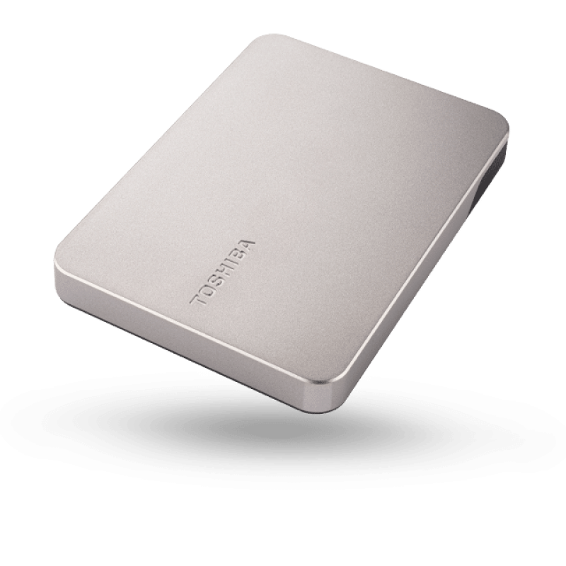 SSD extern TOSHIBA Canvio Flex, 4 TB, USB 3.x Gen 1, Argintiu