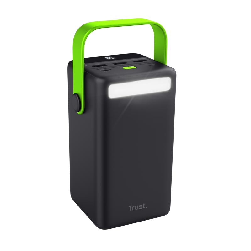 Baterie externa Trust Redoh, 4 porturi, capacitate 50000 mAh, negru