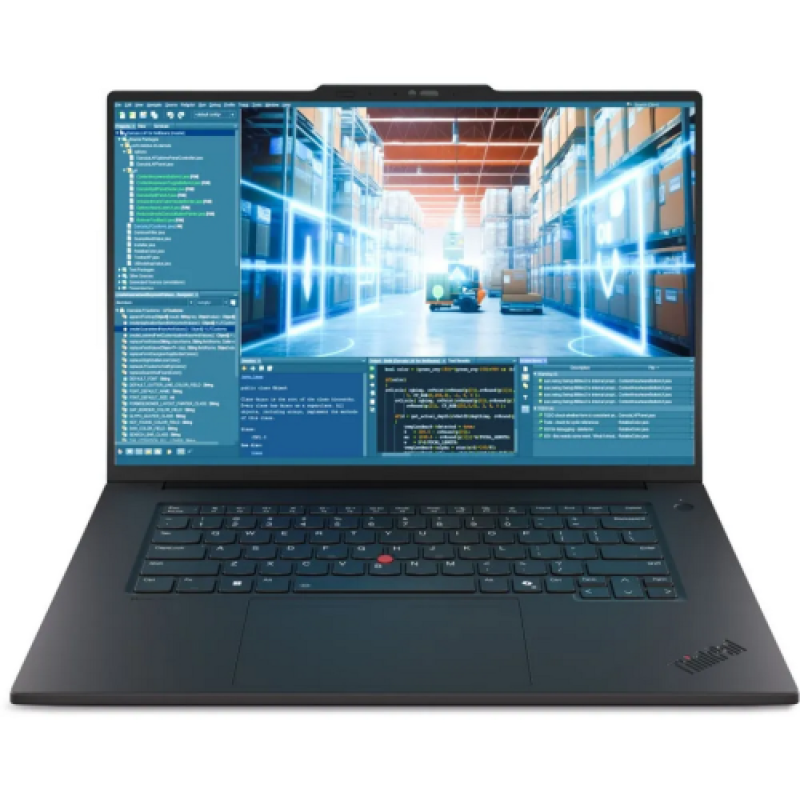 Laptop Workstation Lenovo ThinkPad T1g Gen 8, cu procesor Intel Core Ultra 7 265H, 16'' IPS, 32 GB LPDDR5x, 1 TB, NVIDIA GeForce RTX 5070, 8GB GDDR7, Windows 11 Pro, 3 ani Garantie
