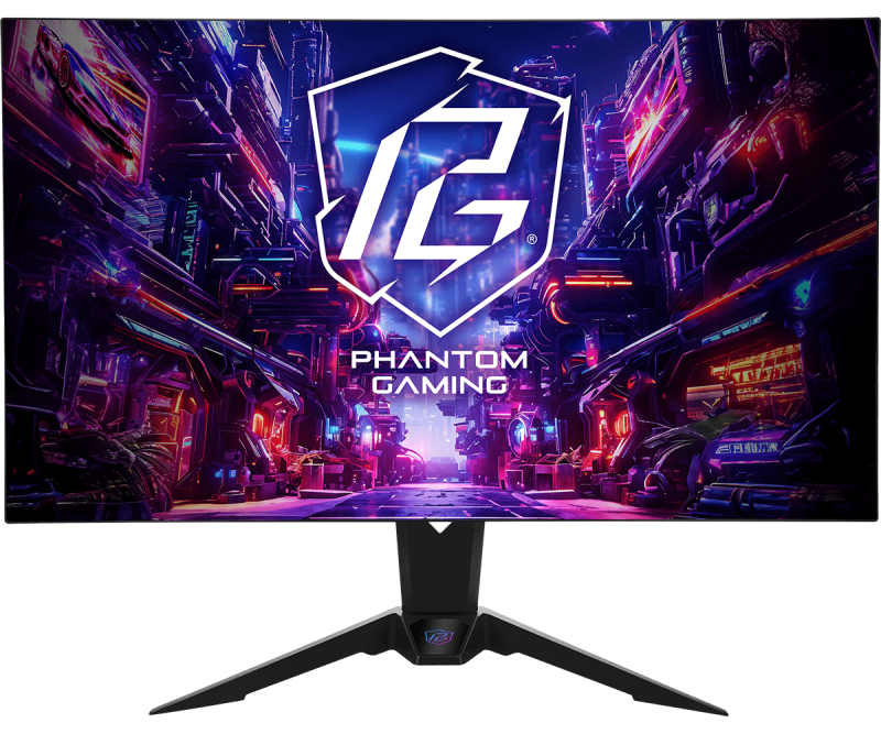 Monitor Commercial Asrock PGO32UFS PHANTOM GAMING, 31.5", 3840 x 2160 pixeli, Black, 2 ani Garantie