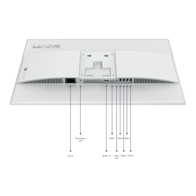 Monitor Consumer Lenovo L24D-4C, 23.8", 1920 x 1080 pixeli, White, 3 ani Garantie