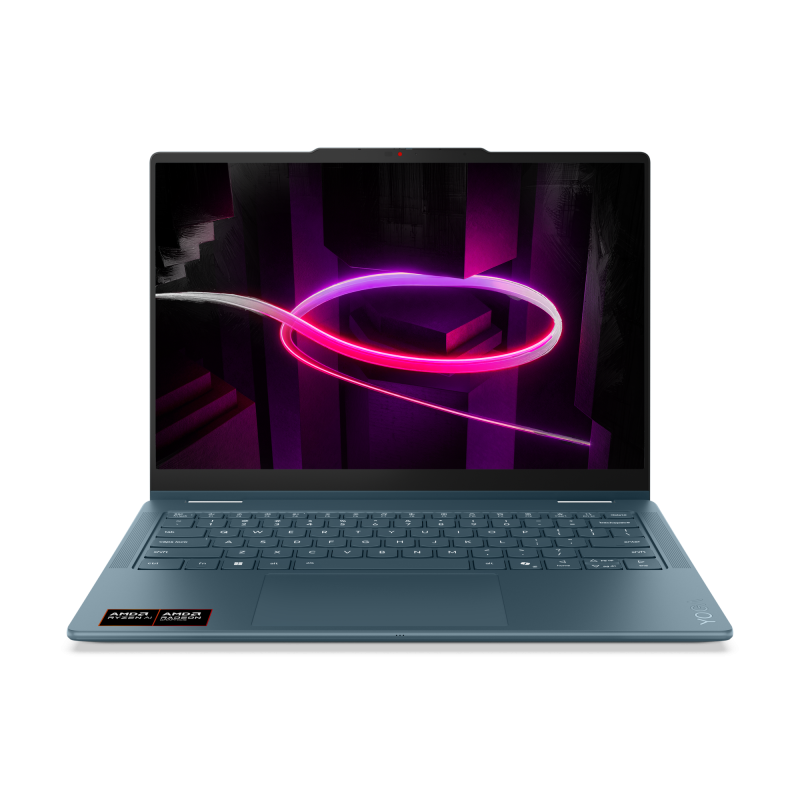 Laptop Consumer Lenovo Yoga 7 2-in-1 14AGP11 Copilot+, cu procesor Ryzen AI 7 445, 14'' OLED, 32 GB LPDDR5x, 1 TB, AMD Radeon 840M, Fara OS, 3 ani Garantie