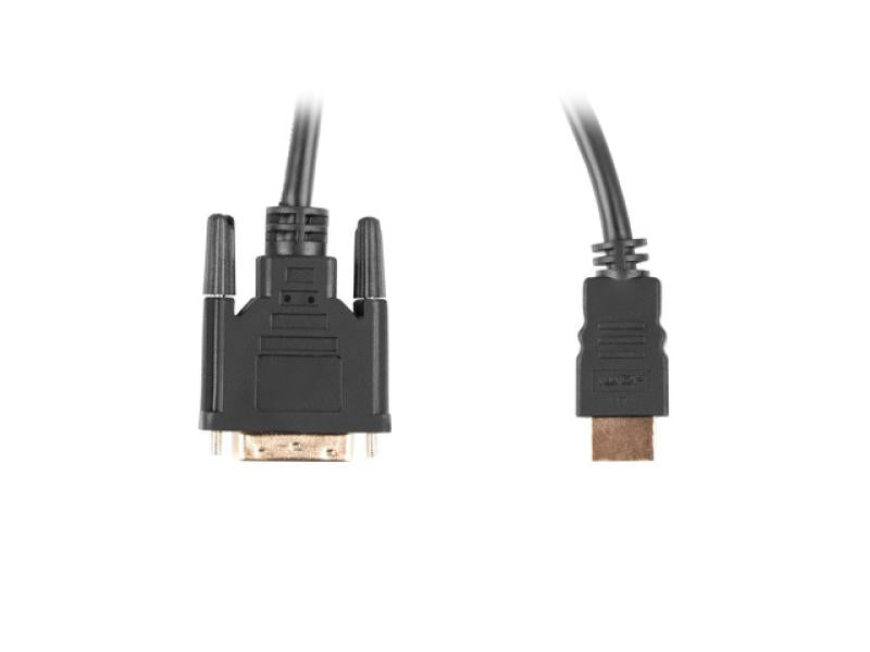 Cablu HDMI(M) DVI-D(M)(24+1) 3 m negru Dual Link 4K cu conectori placați cu aur