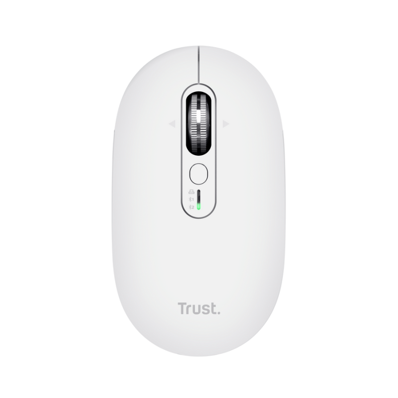 Mouse Wireless Trust Seron Slim Multi, 3200 dpi, Alb
