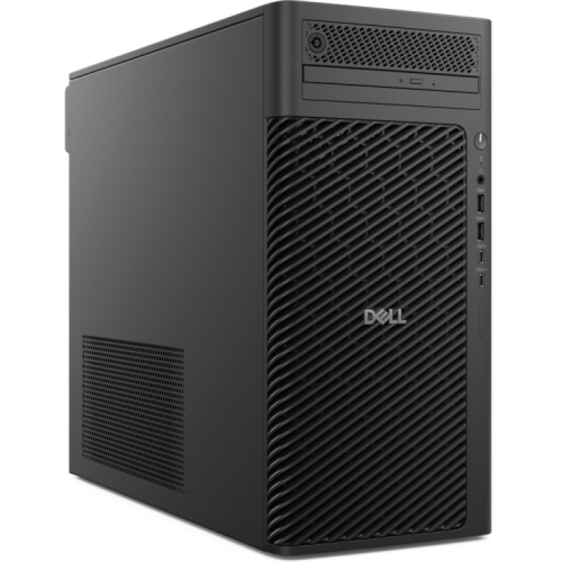 Desktop Workstation Dell Pro Max Tower T2 cu procesor Intel Core Ultra 7 265K pana la 5.5 GHz, 32GB non-ECC DDR5, 1TB SSD, Intel Integrated Graphics, Linux, Black, 3 ani garantie