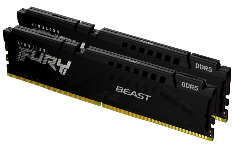 Memorie RAM Kingston FURY Beast, 64GB DDR5, 5600MHz, CL36