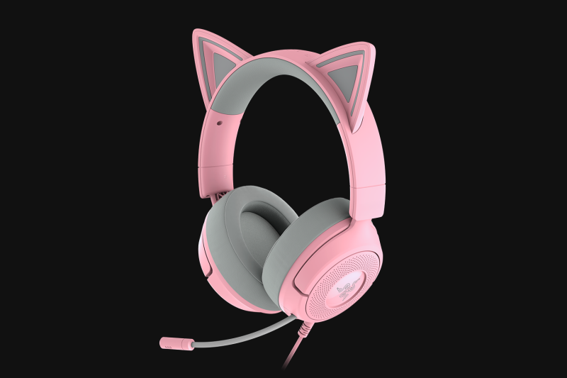 Casti Gaming Head-band Razer Kraken Kitty V3 X, Wired, Roz