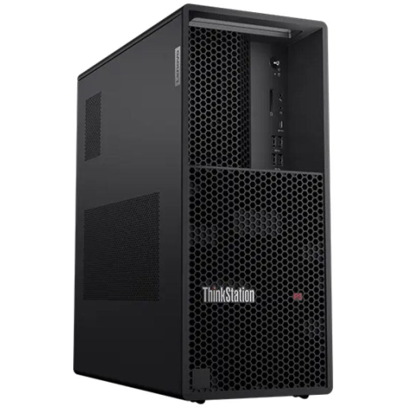 Desktop Workstation Lenovo ThinkStation P3 Gen 2 cu procesor Intel Core Ultra 7 265 pana la 4.6 GHz, 64GB DDR5, 1TB SSD, NVIDIA RTX 2000 Ada 16GB, Windows 11 Pro, Black, 3 ani garantie