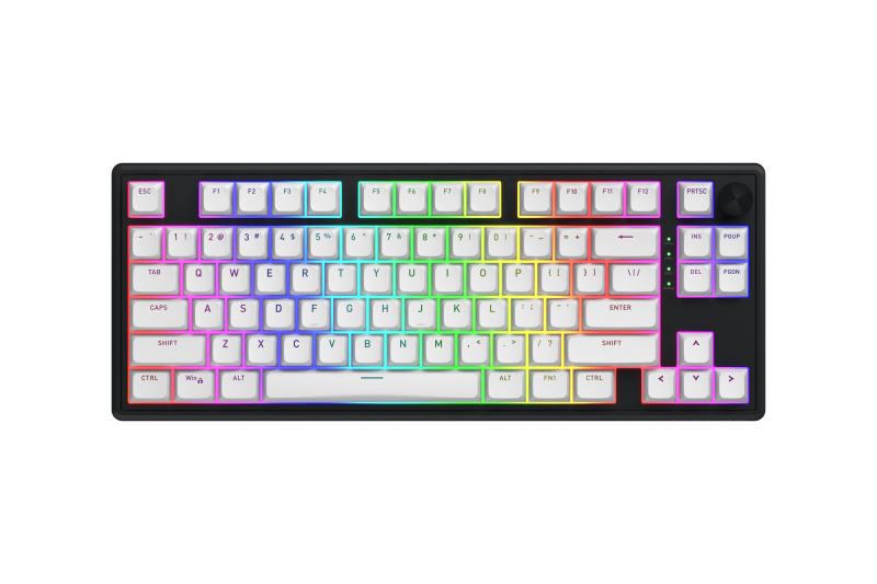 Tastatura Mecanica Gaming HATOR Skyfall 80 MAG ULTRA 8K, RGB, USB, negru