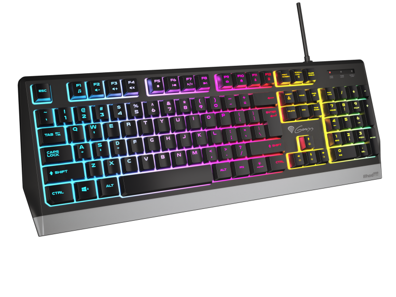 Tastatura Gaming GENESIS Rhod 300 RGB, RGB, USB, Negru