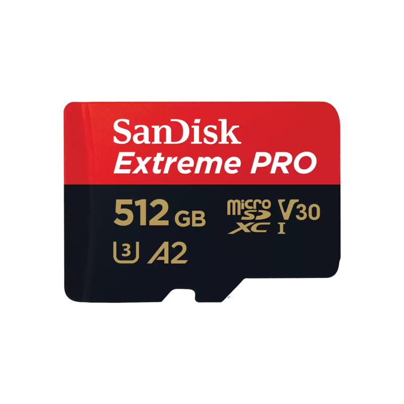 Card de memorie SanDisk Extreme PRO Micro-SDXC, 512 GB, Clasa 10 + Adaptor