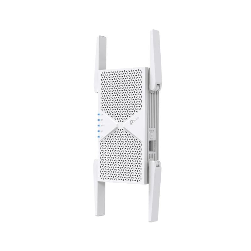TP-Link BE6500 Dual-Band Wi-Fi 7 Range Extender, 1× 2.5 Gbps Ethernet Port, 100-240V~50/60Hz 0.3A, 4 External Antennas, putere maxima 15W