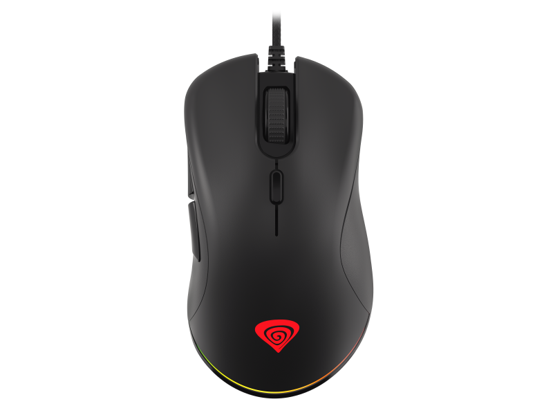 Mouse Gaming GENESIS Krypton 200, 6400 DPI, Negru