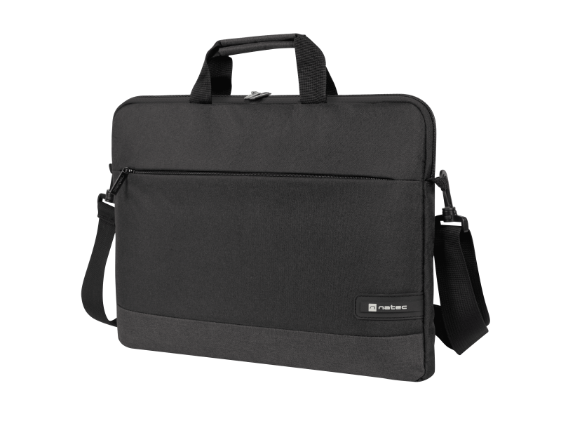 Geanta laptop Natec Goa, compatibilitate dimensiune laptop 15.6", 1 compartiment, material Polyester 300D, negru