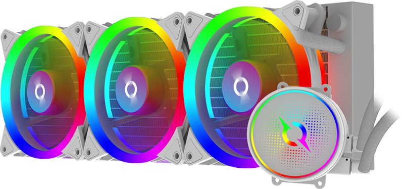 Cooler Procesor AQIRYS AQUARIUS 360 AIO, Lichid, 3 ventilatoare, aRGB