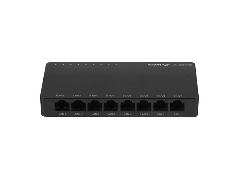 Switch DSP2-1008-12V 8x 1 Gb/s, fara management, Gigabit Ethernet, desktop, 12V