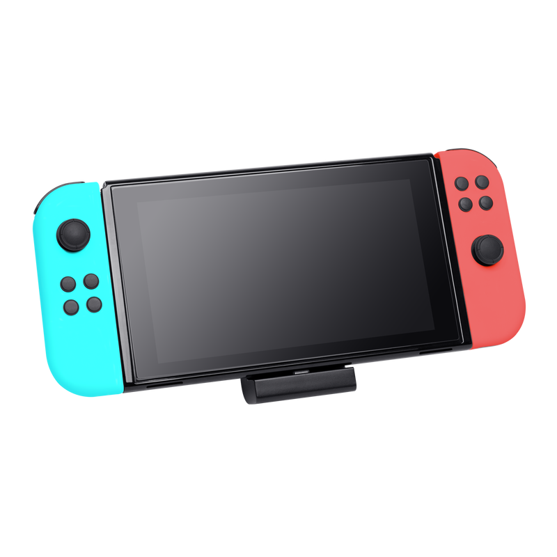 Pachet accesorii Trust pentru conosola Nintendo Switch, pachetul contine: husa de transport, 2 x prinderi Joy-Con, 2 x volan, sticla securizata pentru Switch, sticla securizata pentru Switch OLED, stand de incarcare, cablu USB-C-A, manual de utilizator