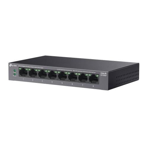 Switch TP-LINK LS108GP, Gigabit, 8, PoE