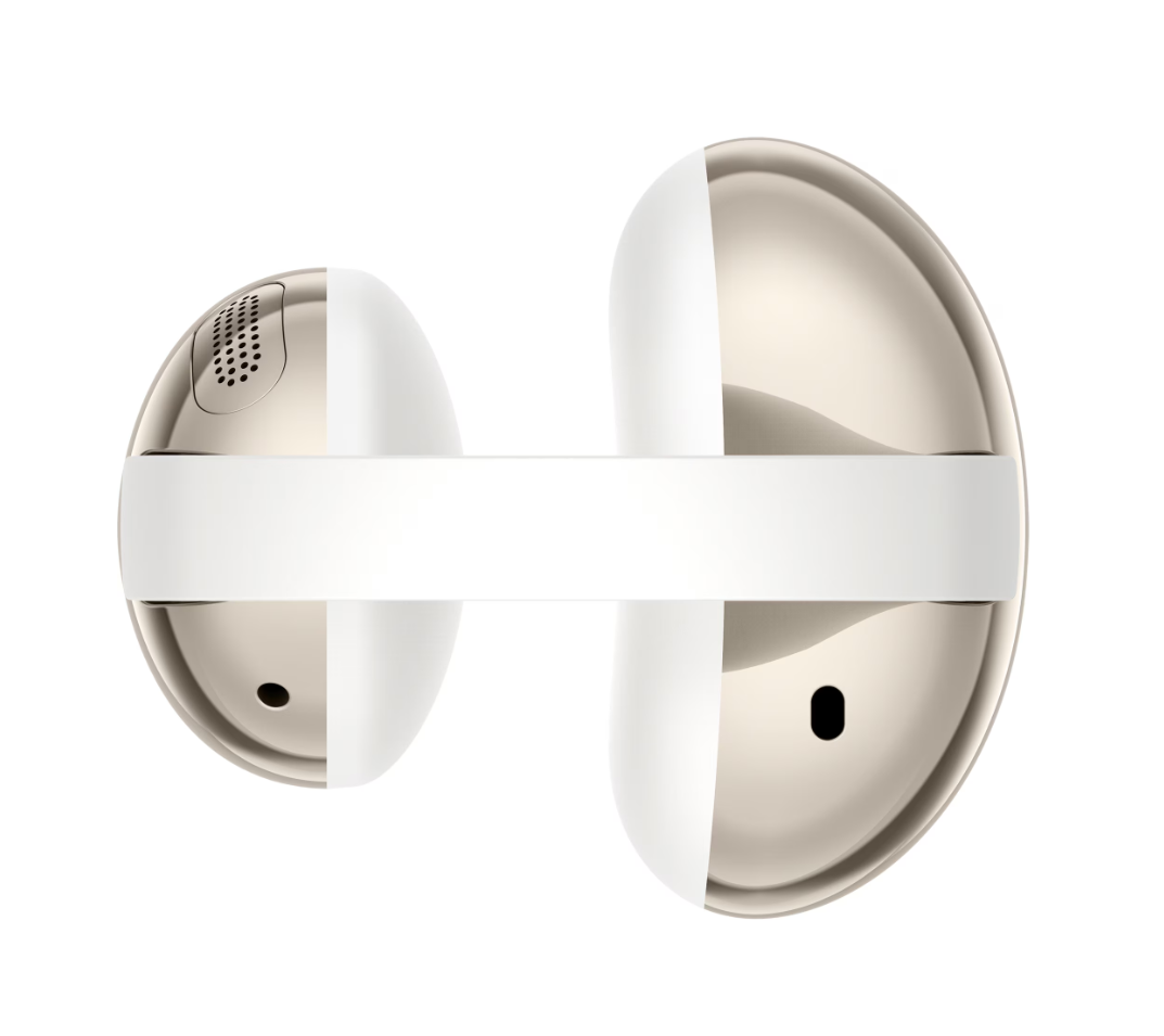 Casti Open-Ear TCL Crystal Clip, True Wireless, Bluetooth, IPX4, Autonomie 36 ore, White Gold