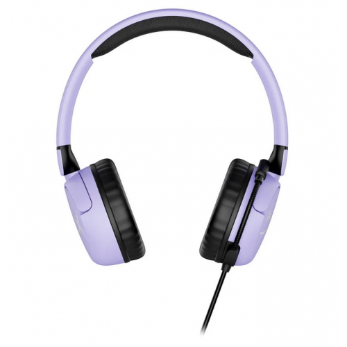 Casti gaming cu fir HyperX Cloud Mini, PC/Nintendo Switch/controllere PS/Xbox/tablete, volum limitat la 85dB, Bluetooth/Jack 3.5 mm, autonomie pana la 25 de ore, frecventa raspuns 20 Hz - 20 KHz, mov