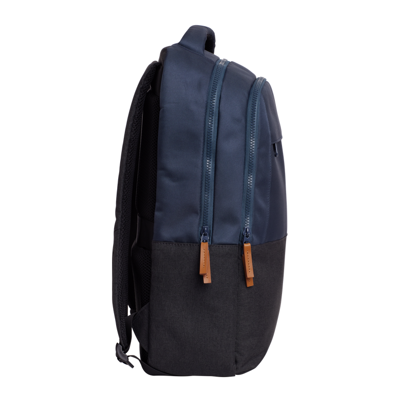 Rucsac laptop Trust Lisboa pentru laptop-uri cu diagonala de 16", material POM, RPET Polyester, RPET twill polyester, volum 23 L, albastru
