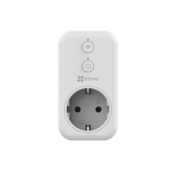 PRIZA INTELIGENTA EZVIZ T31, Comunicare: 2.4 GHz (IEEE 802.11 b/g/n) , Alimentare: MAX. 16A (EU, US), MAX. 3,840W (Input Voltage 240V), Temp de functionare: -20 °C to 40 °C, Dimensiuni: 100.5 × 54.7 × 71 mm Greutate: EU 115g