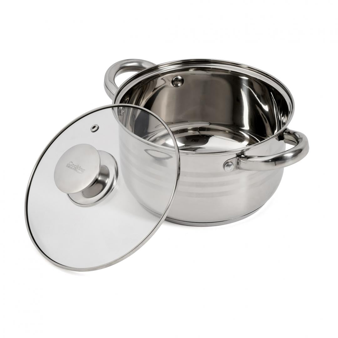 SEMIOALA INOX+CAPAC, 18X10.5 CM, 2.5 L, MYRA, COOKING BY HEINNER