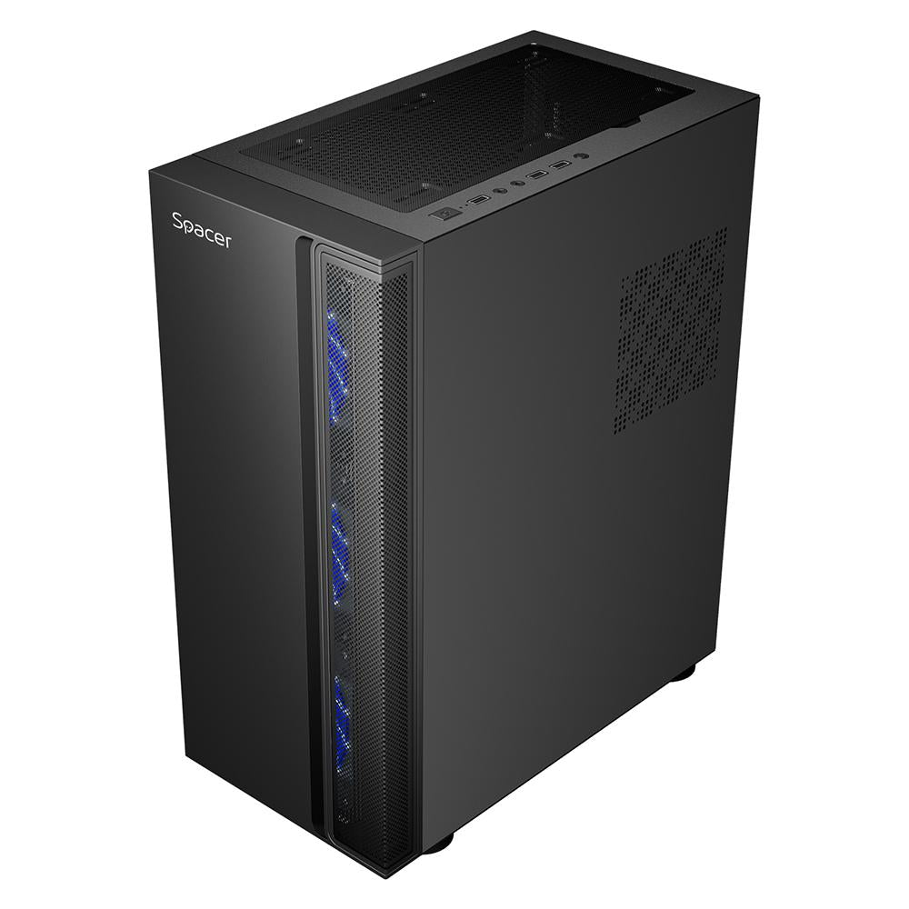 Carcasa SPACER ICE HERO Mid Tower NEGRU