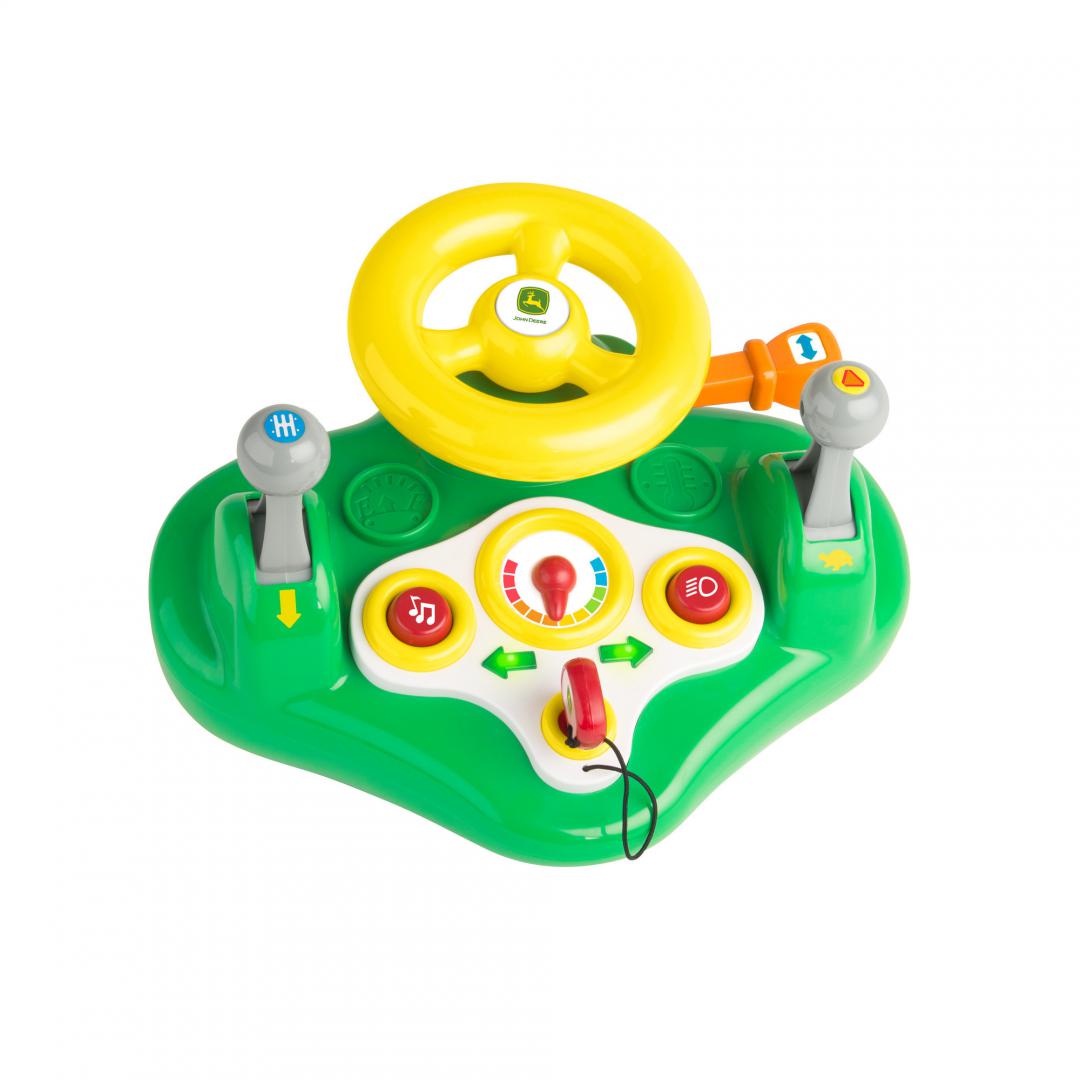 VOLAN DE JUCARIE CU LUMINI SI SUNETE, JOHN DEERE