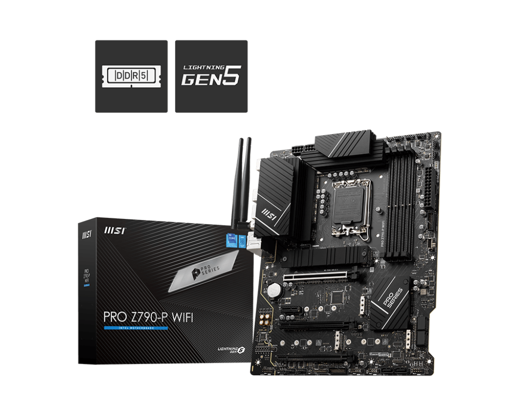 Placa de baza MSI PRO Z790-P WIFI, Socket 1700, DDR5, ATX
