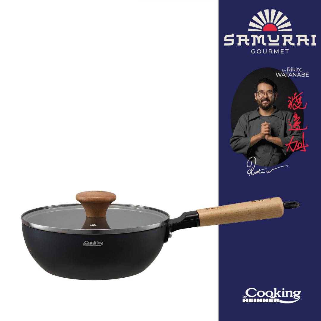 TIGAIE WOK+CAPAC 20X7 CM, RIKITO WATANABE, COOKING BY HEINNER